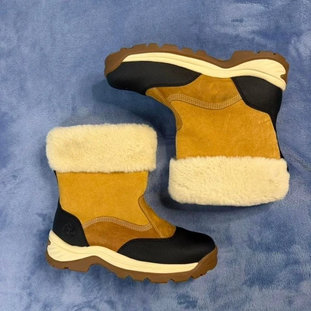 Timberland Adirondack II brown suede snow‎ boots women size 7.5